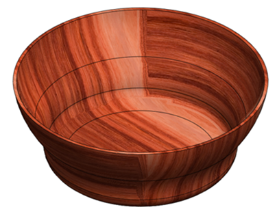 Restaurant Wooden Bowl