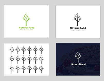 Food Brand And Organic Food Logo Design.