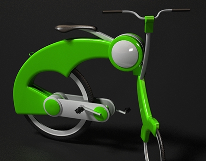 The concept of a folding bike