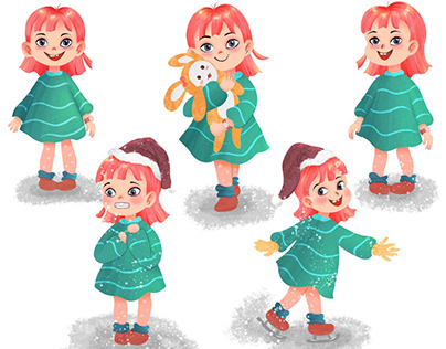Project thumbnail - Little Nina | Character Design