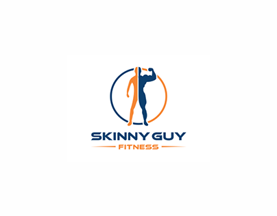 Skinny Guy Goodbye Logo design