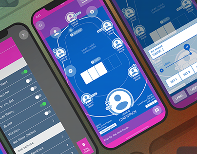 PokerGO iOS Mobile App - UI