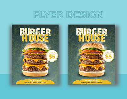 Creative Food Flyer Design or Brochure Cover