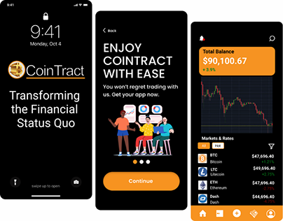 CoinTract Cryptocurrency Mobile App