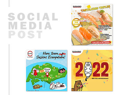 Sushiro Social Media Post Design