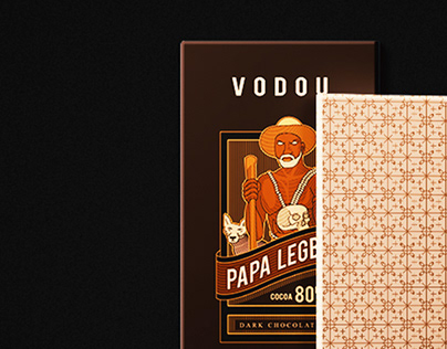 Voodoo Inspired Chocolate Company Brand Identity Design