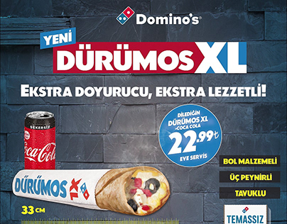 Domino's Dürümos XL Sosyal Medya İçeriği