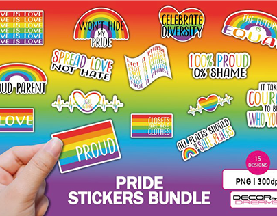 Pride Stickers Bundle