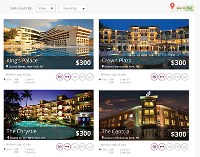 Travel Search UI for WWStay
