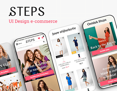 Steps: UI Design e-commerce