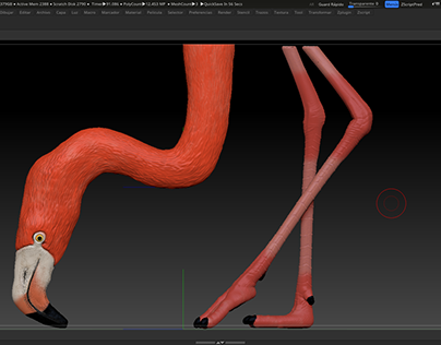 Flamingo 3D Replica para Scultura