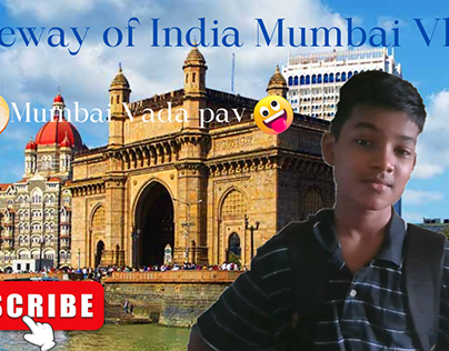 Gateway of india mumbai vlog youtube thambnail