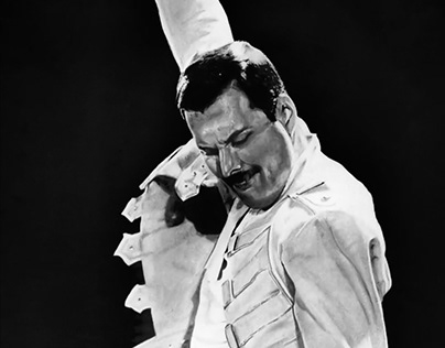 Dibujo de Freddie Mercury