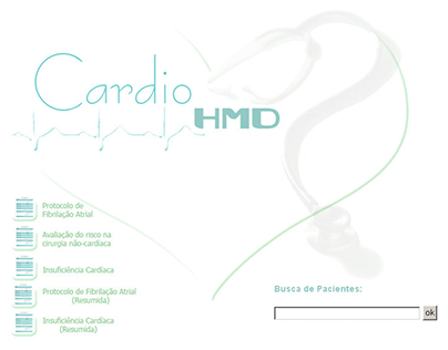 WEB: Hotsite - Sistema de Consulta Hospitalar CardioHMD