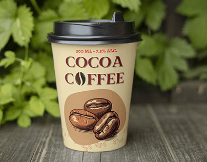 COCOA COFFEE CUP DESIGN