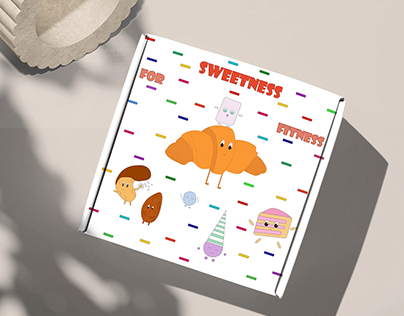 Confectionery SWEETNESS | Дизайн коробки для пекарни