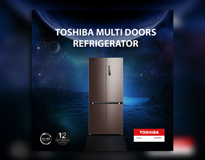 PDP toshiba multi doors refrigerator