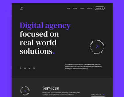Digital Agency Concept