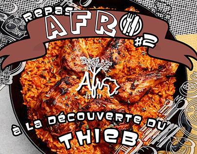Affiche du second repas Afro 2020 !