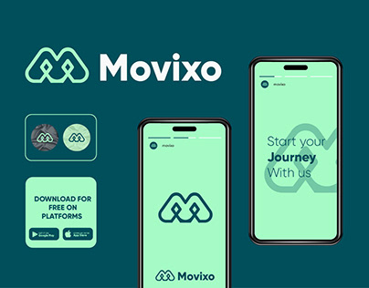Movixo Logo Design - logo, logodesign