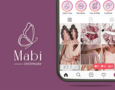 Mabi Intimate - Identidade Visual | Loja Virtual