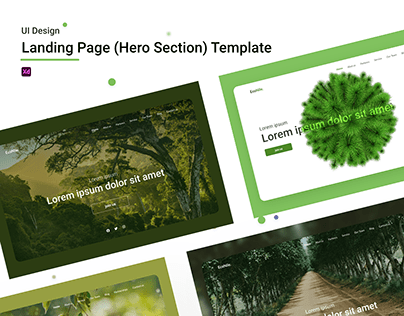 Landing Page (Hero Section) Template