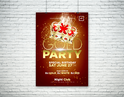 Party poster design