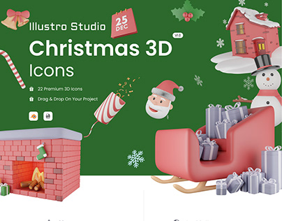 Christmas 3D Icon
