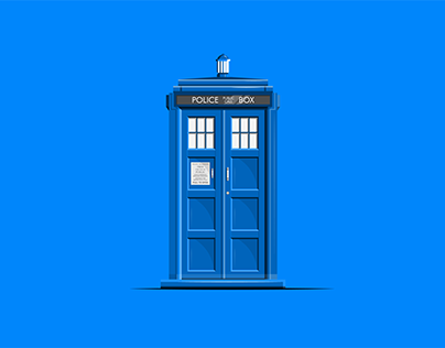 Dr Who 'Tardis' vector illustration