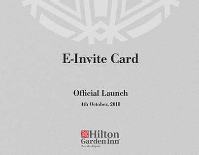 Hilton Garden Inn Nairobi E-Invite Card