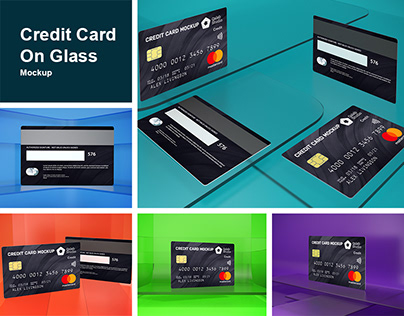 Credit Card On Glass