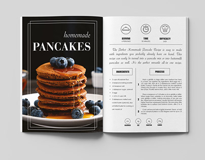Recipe book design
