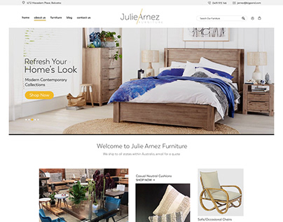 Furniture Seller Website Redesign