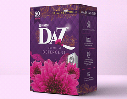 Daz Detergent Box Packaging Design from Nepal