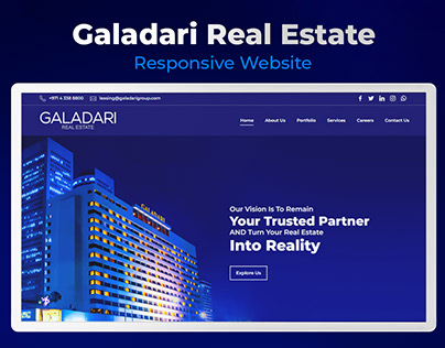 Galadari Real Estate - Responsive Website