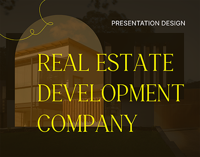 Presentation design for real estate development company