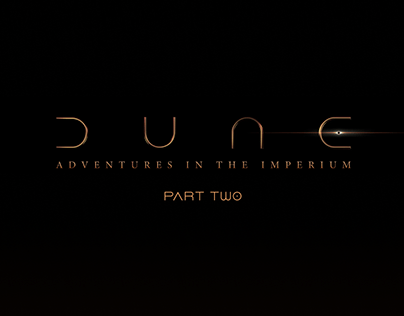 Promo site of the new part of film Duna