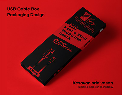 USB Cable Box Packaging Design Presentation