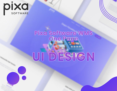 Pixa Software WMS One Page UI Design