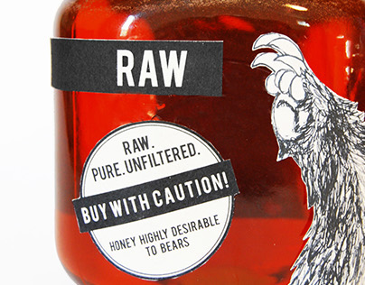 Branding: RAW - Urban Honey Brief. JKR competition.