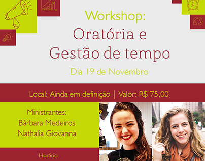 Workshop: Oratória e Gestão de Tempo