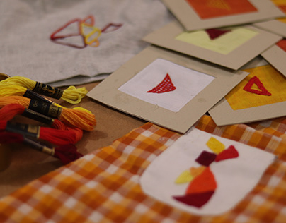 Embroidery Kids Collection : Tangram WIP