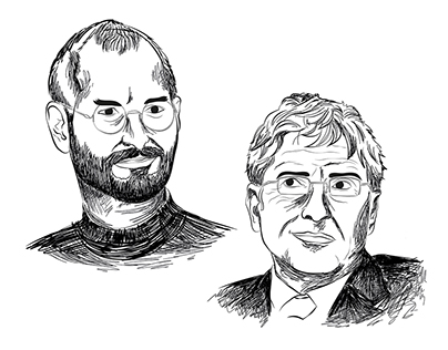 Sketch Book
Steve Jobs & Bill Gates