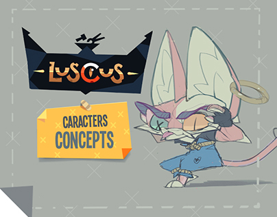 Luscus characters concept (2016-2018)