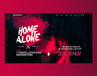 Home Alone — Landing Page & Marketing
