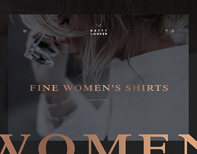 Natty Looker women's shirts web design