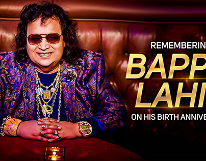 Bappi Lahiri birthday creative