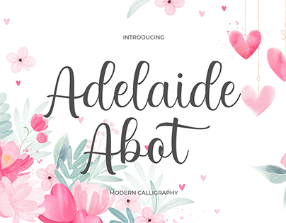 Adelaide Abot Font Script