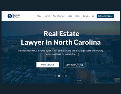 Real Estate Lawyer Website UI