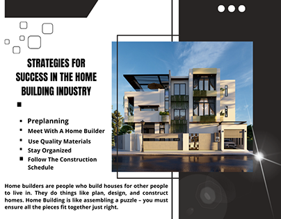 Building Key Strategies in The Home Building Sector